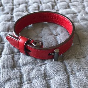 Reed Krakoff adjustable leather T Pin bracelet